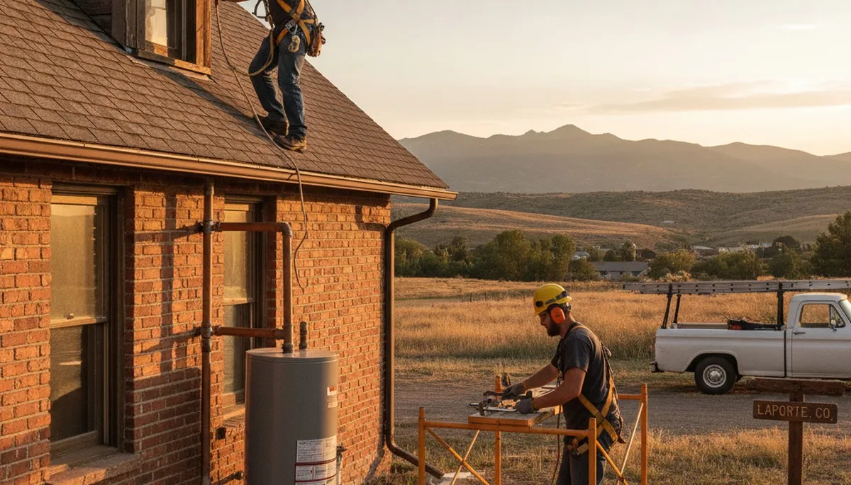 Plumbing repair technician serving Fort Collins, CO for residential leak and pipe fixes