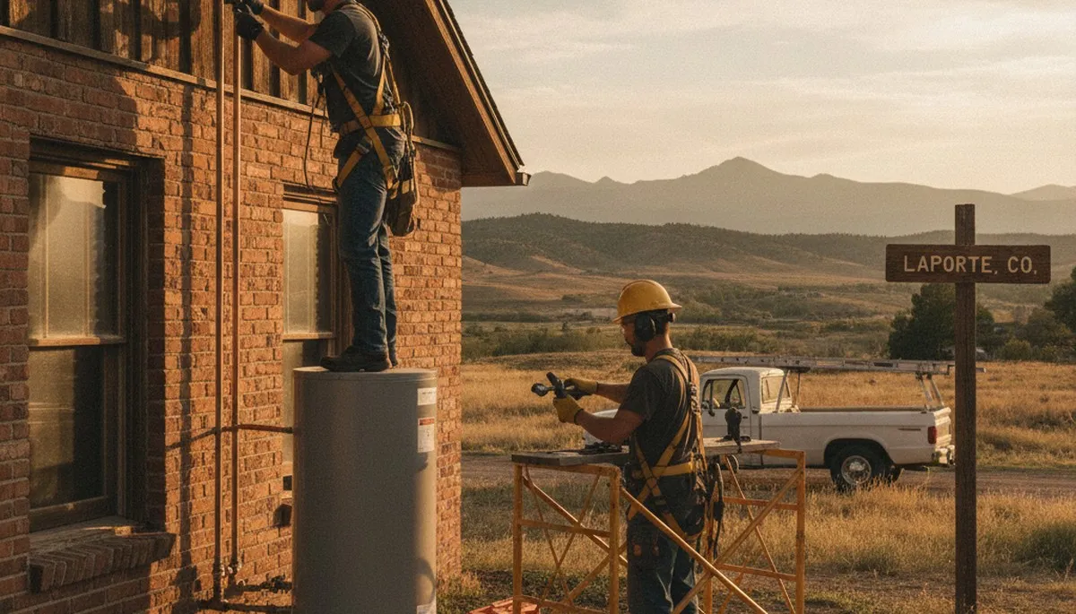 Fort Collins, CO plumbing repair service truck for residential and commercial plumbing repairs