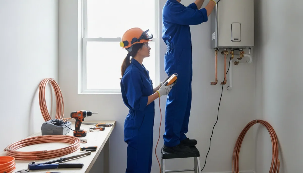 Tankless water heater installation for Fort Collins, CO homes by On Call Plumbers