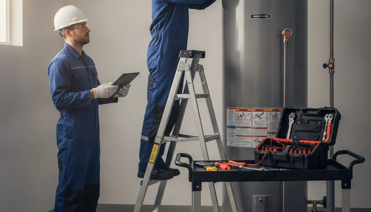 Fort Collins, CO plumber repairing water heater for reliable hot water service